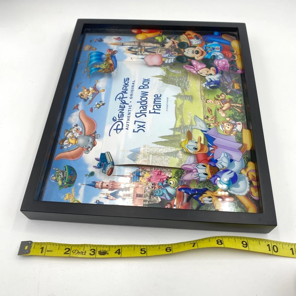 DisneyParks Shadow Box 5x7 Picture Frame Storybook Mickey & Friends Pixar